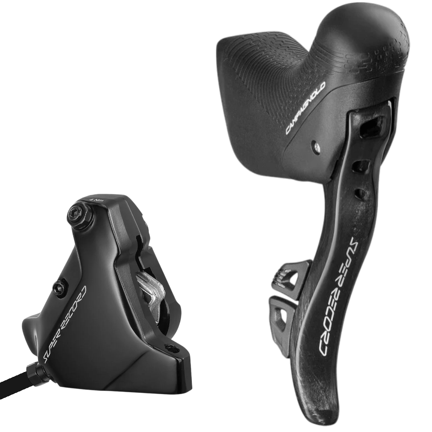 Campagnolo Super Record Schalthebel/Bremshebel Wireless Ergopower rechts | inkl. Flat Mount Bremssattel (hinten)| 12 - fach - RAAAD.de