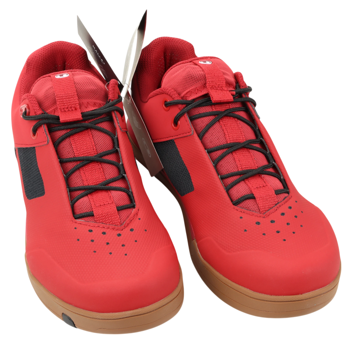 Crankbrothers Mallet Lace Fahrradschuhe Clip - In Rot/Schwarz Größe 45 - RAAAD.de