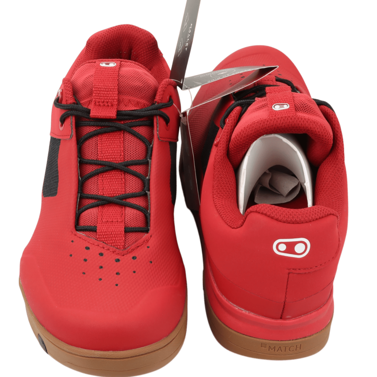 Crankbrothers Mallet Lace Fahrradschuhe Clip - In Rot/Schwarz Größe 46 - RAAAD.de