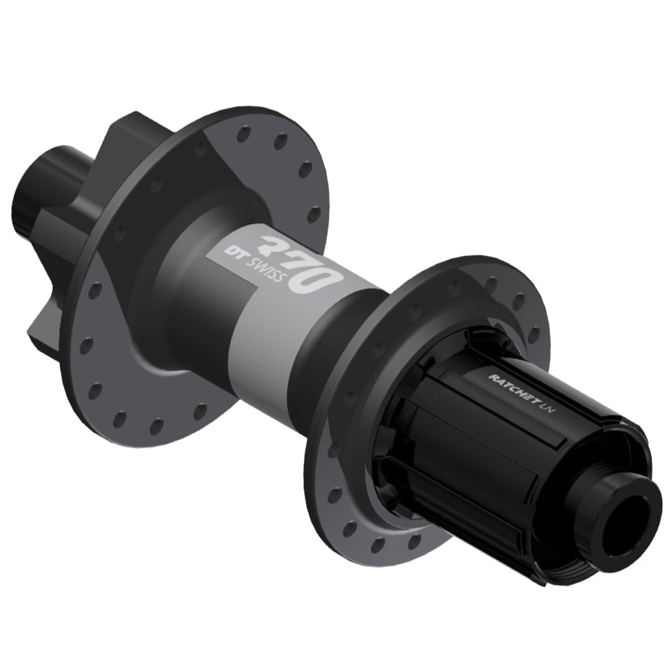 DT Swiss 370 Classic Hinterradnabe 12x148 mm 32 Loch Shimano HG 6 - Loch Disc - RAAAD.de