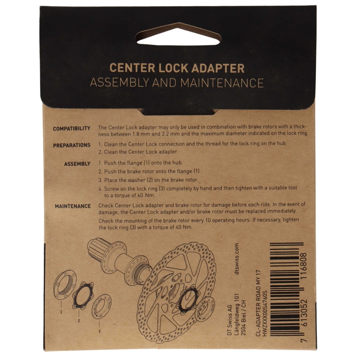 DT Swiss Adapter Centerlock zu 6 - Loch Bremsscheiben - RAAAD.de