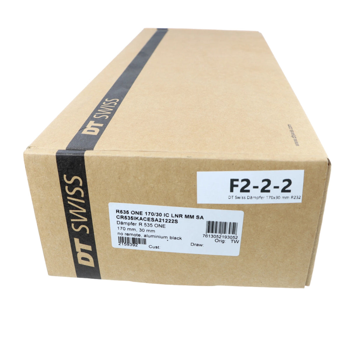 DT Swiss Dämpfer R 535 One 170x30 mm Lever inkl. Dämpferpumpe - RAAAD.de