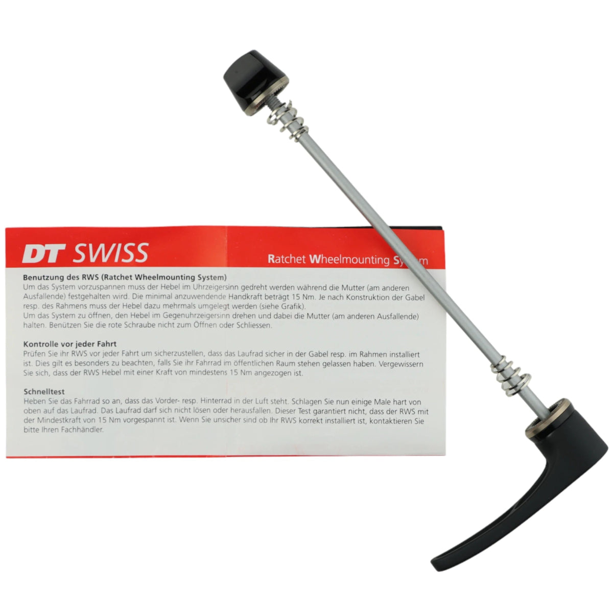 DT Swiss Schnellspanner 5x135 mm RWS Titan mit Alu Hebel - RAAAD.de