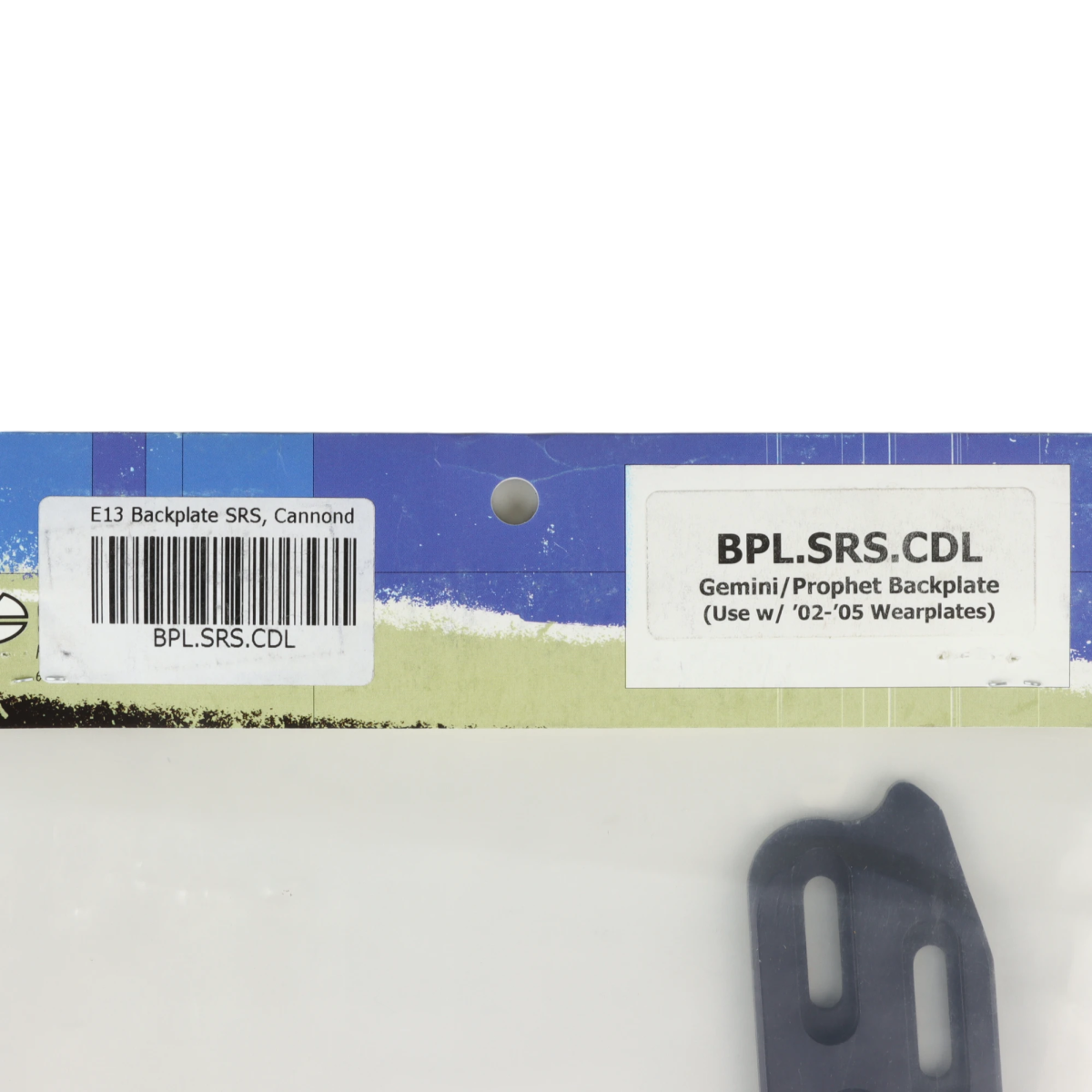 E Thirteen Backplate SRS Cannond schwarz - RAAAD.de