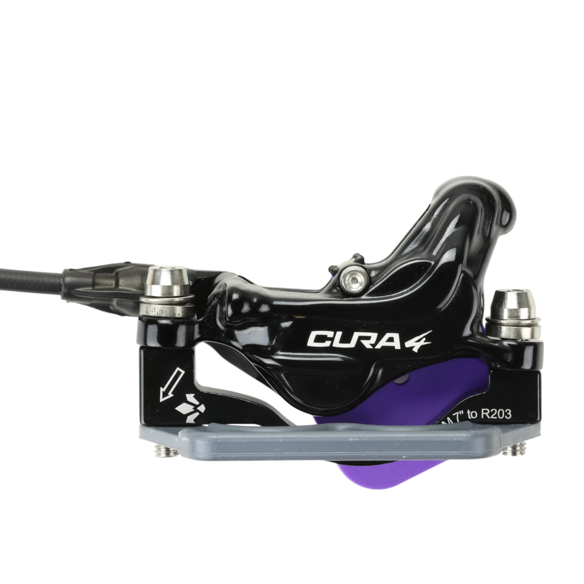 Formula Cura 4 Scheibenbremse vorne schwarz 4 - Kolben (950 mm Leitung) - RAAAD.de