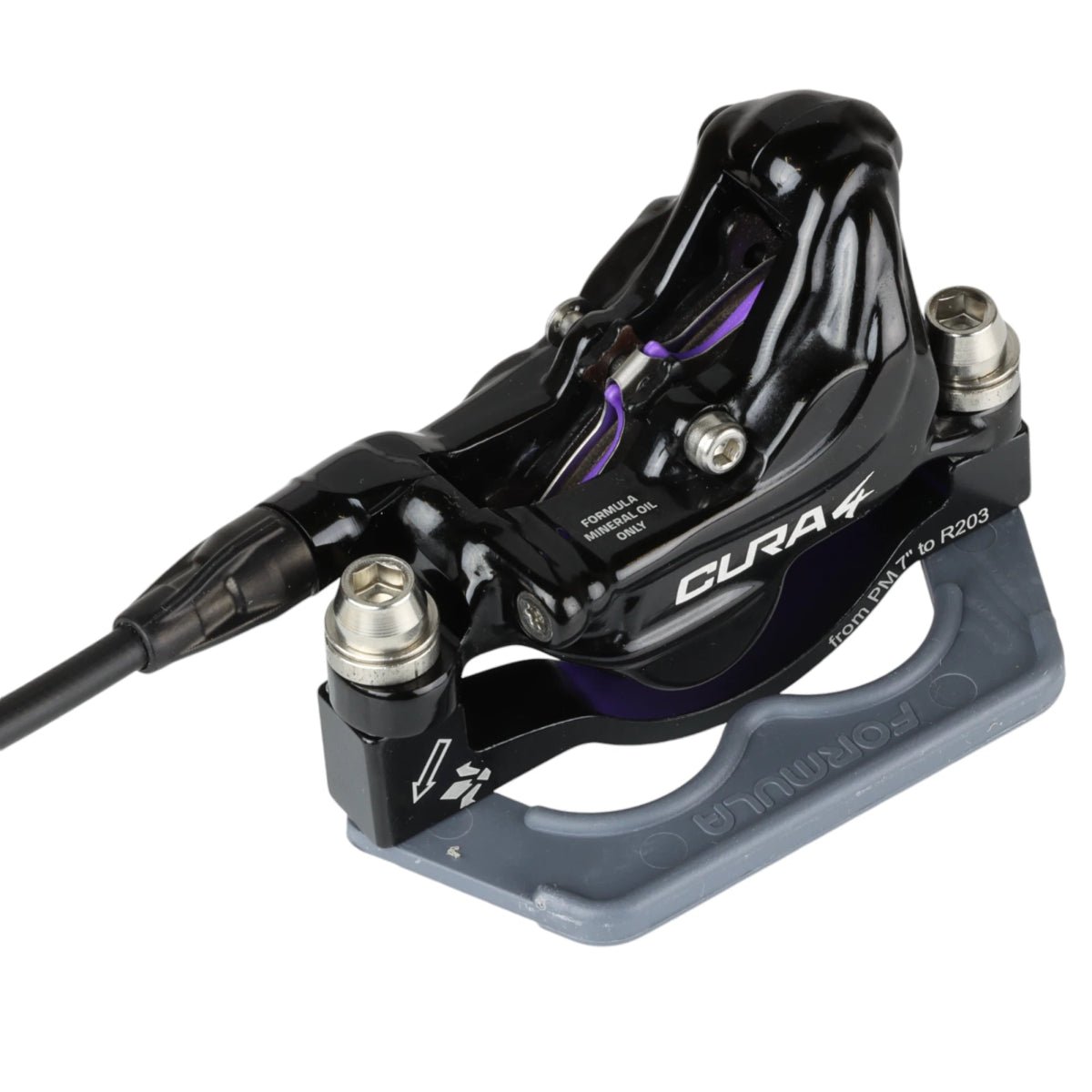 Formula Cura 4 Scheibenbremsen Set schwarz 4 - Kolben Vorderrad und Hinterradbremse - RAAAD.de