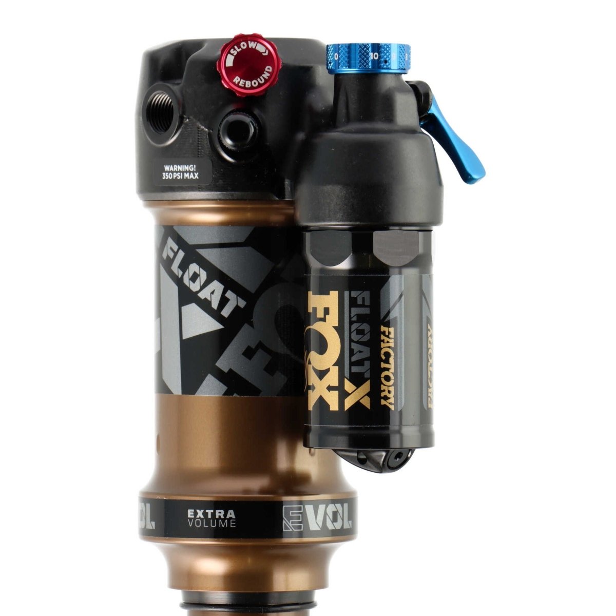 FOX Float X Factory Dämpfer 185x52,5 mm | Trunnion | 2 - Pos - Adjust | Kashima | Modell 2025 - RAAAD.de