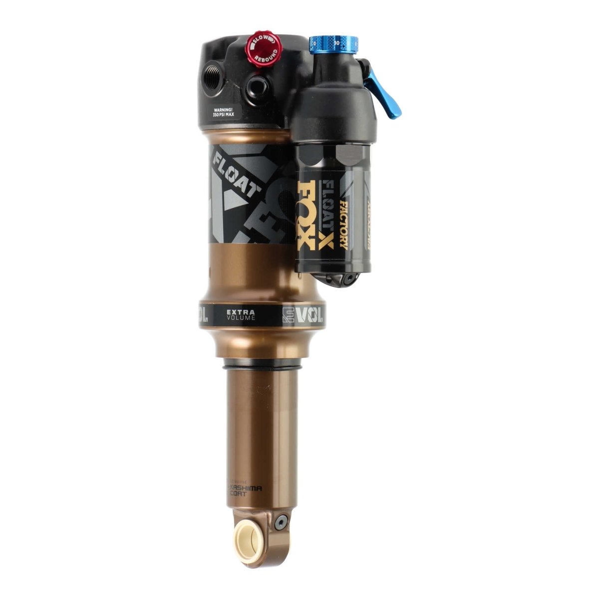 FOX Float X Factory Dämpfer 185x52,5 mm | Trunnion | 2 - Pos - Adjust | Kashima | Modell 2025 - RAAAD.de