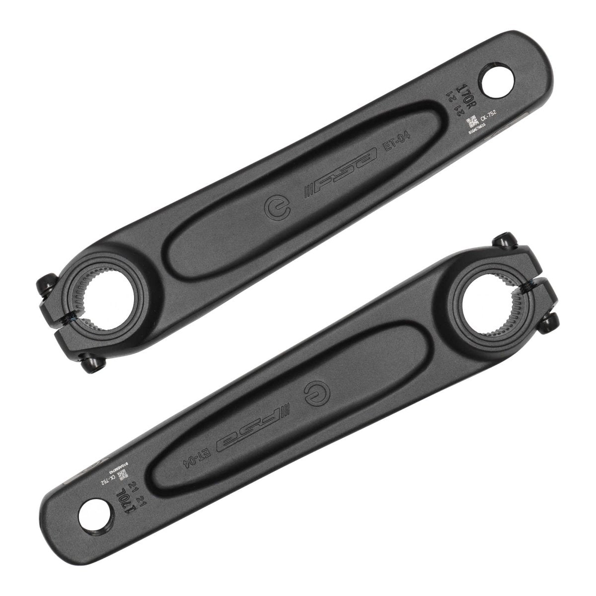 FSA Kurbelarme CK - 752 für Shimano EP800 E - Bike Motor 170 mm schwarz - RAAAD.de