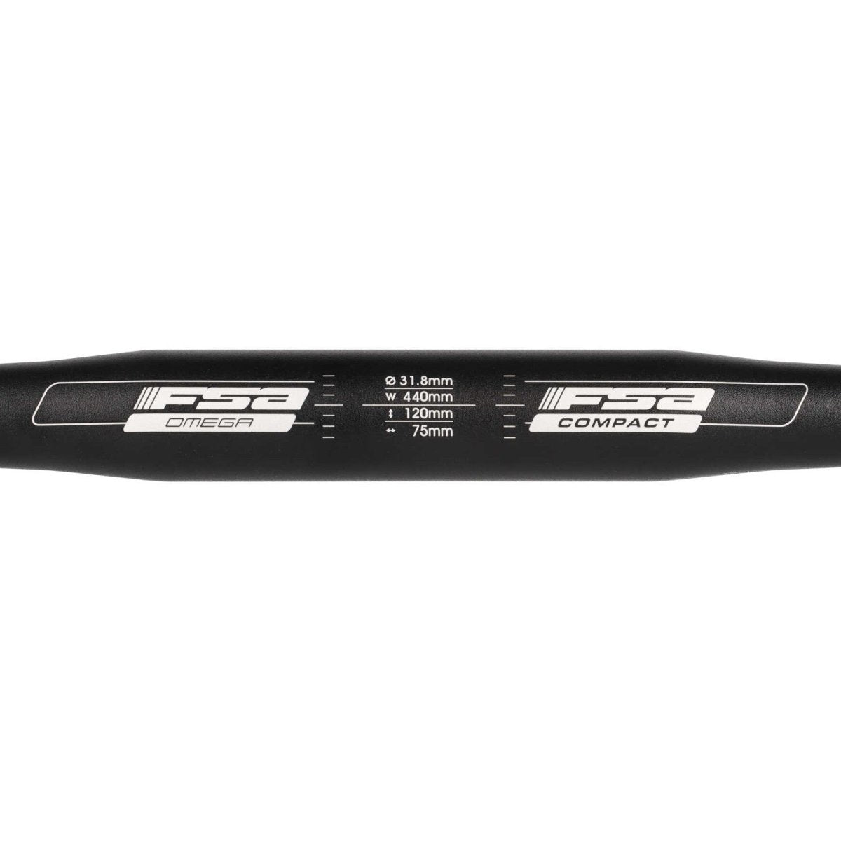 FSA Omega Compact Rennradlenker 440 mm | Alu | 31,8 mm Klemmung | ergonomisch & leicht - RAAAD.de