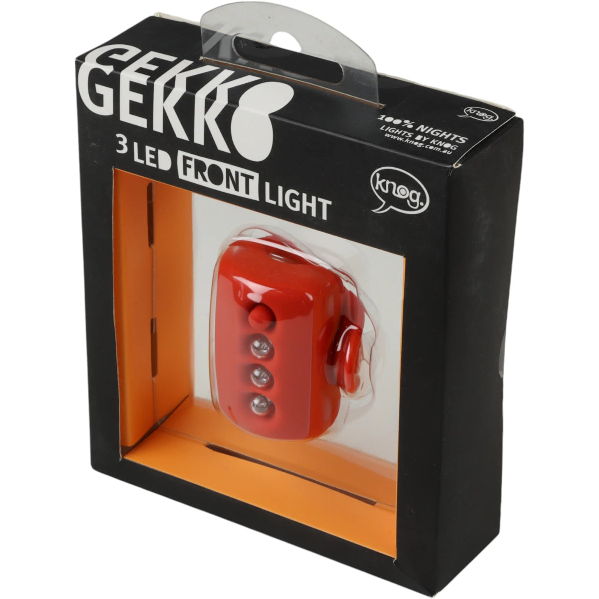 Knog Gekko 3 Led Licht vorne rot - RAAAD.de