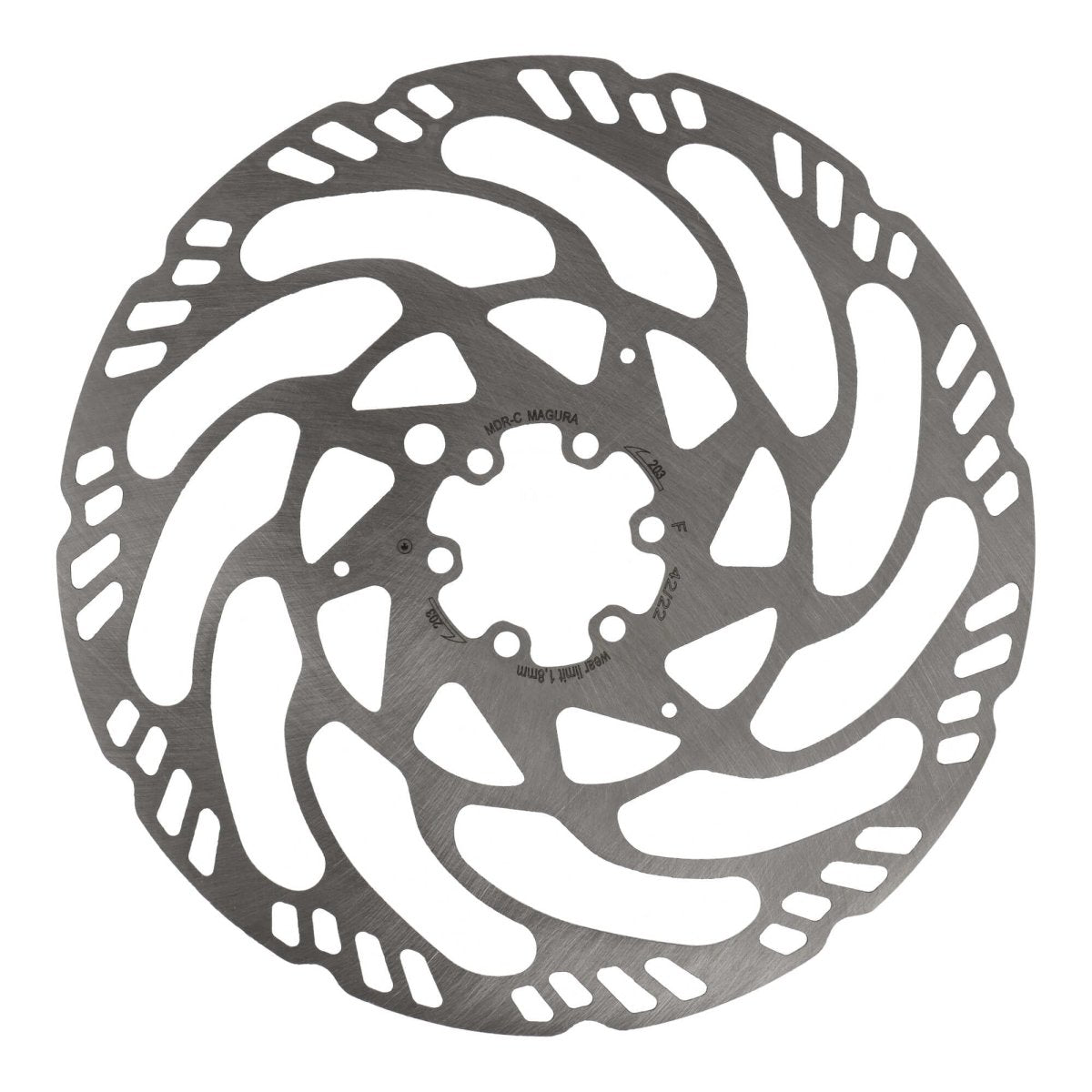 Magura MDR - C Bremsscheibe 203 mm | 6 - Loch | für E - Bike & MTB | vibrationsarm & robust - RAAAD.de