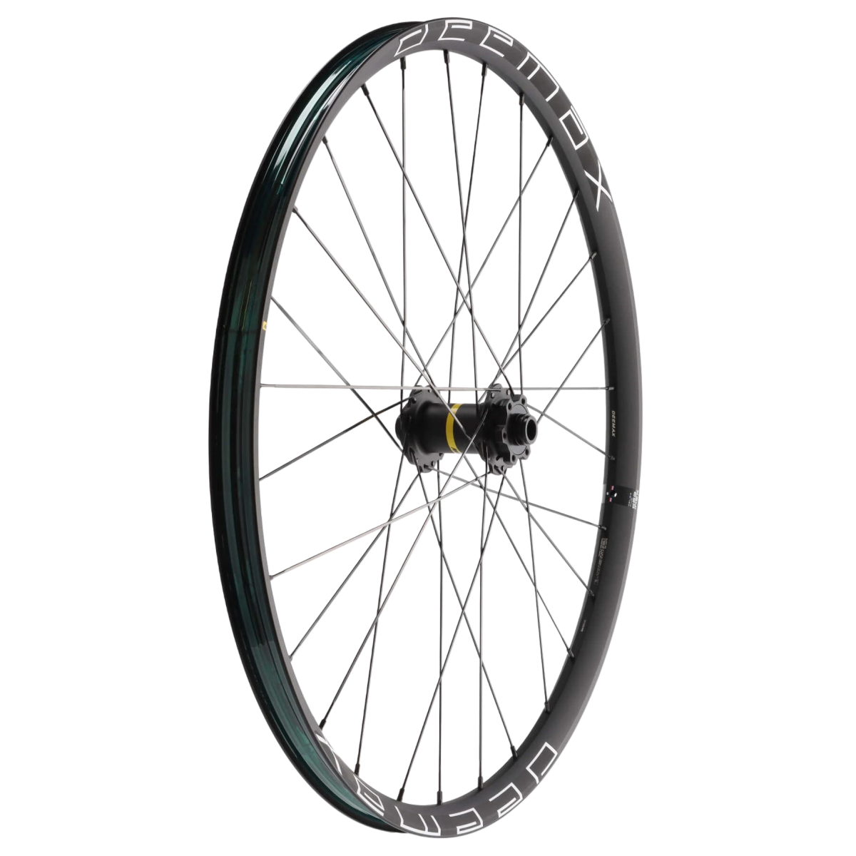 MAVIC Vorderrad DEEMAX 27.5" Boost 15x110 mm 6 - Loch schwarz/weiß - RAAAD.de