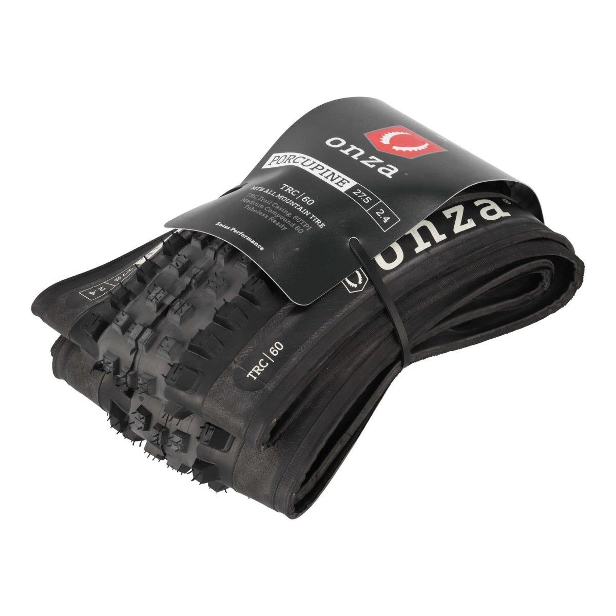 ONZA Porcupine 27,5 x 2,4" MTB Reifen | TRC 60 TPI | Tubeless Ready | Schwarz - RAAAD.de