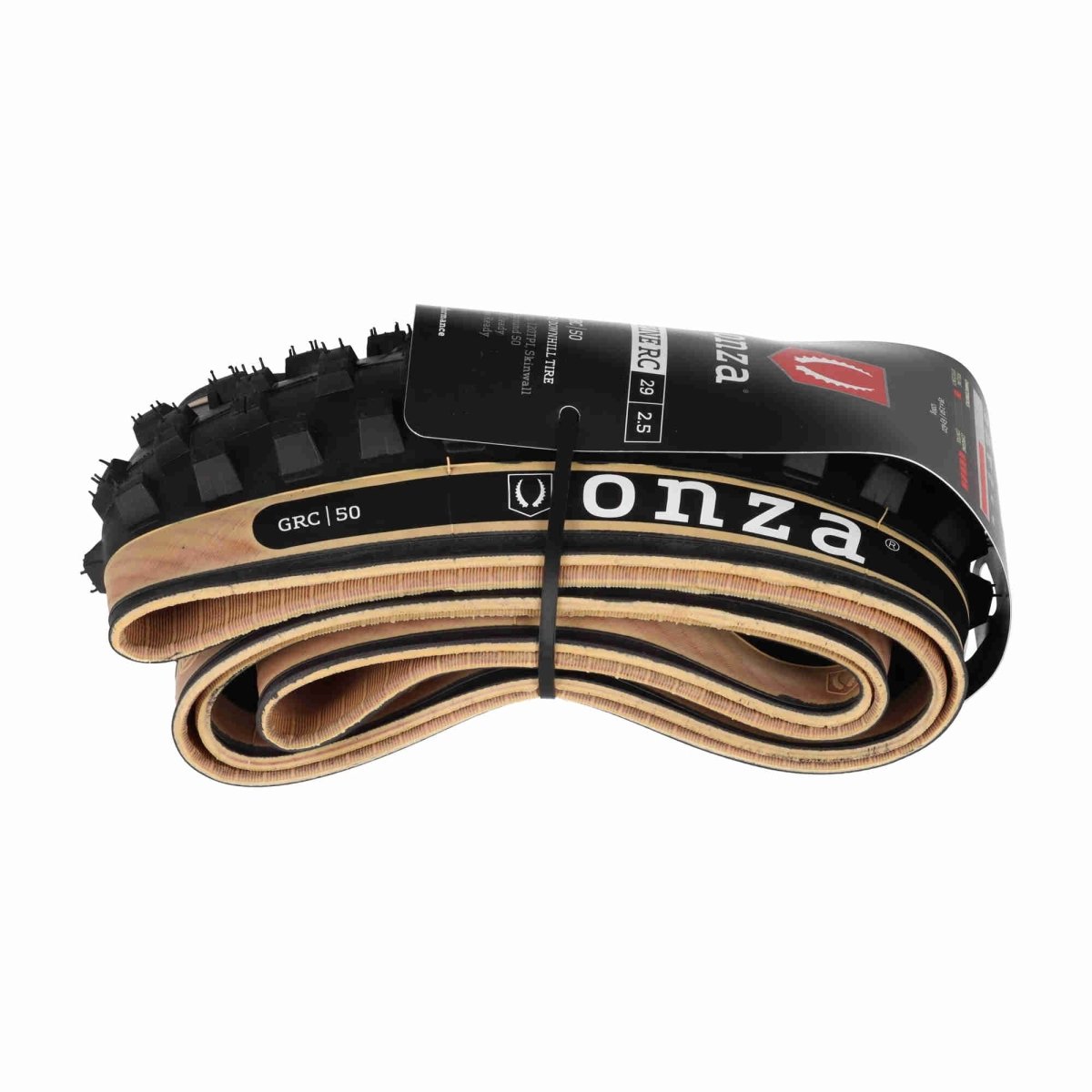 Onza Porcupine RC 29x2,50" GRC 120TPI Soft Compound 50 Tubless Ready Faltreifen Skinwall - RAAAD.de