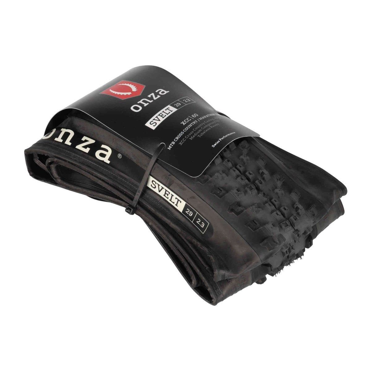 Onza Svelt 29 x 2,30" XCC 60TPI Medium Compound 60 Tubless Ready Faltreifen Schwarz - RAAAD.de