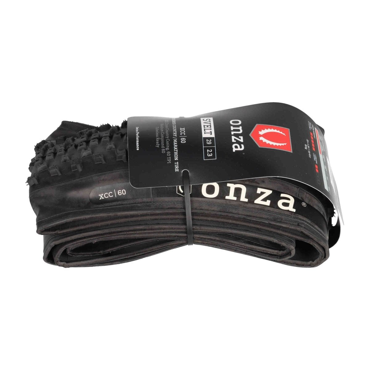 Onza Svelt 29 x 2,30" XCC 60TPI Medium Compound 60 Tubless Ready Faltreifen Schwarz - RAAAD.de
