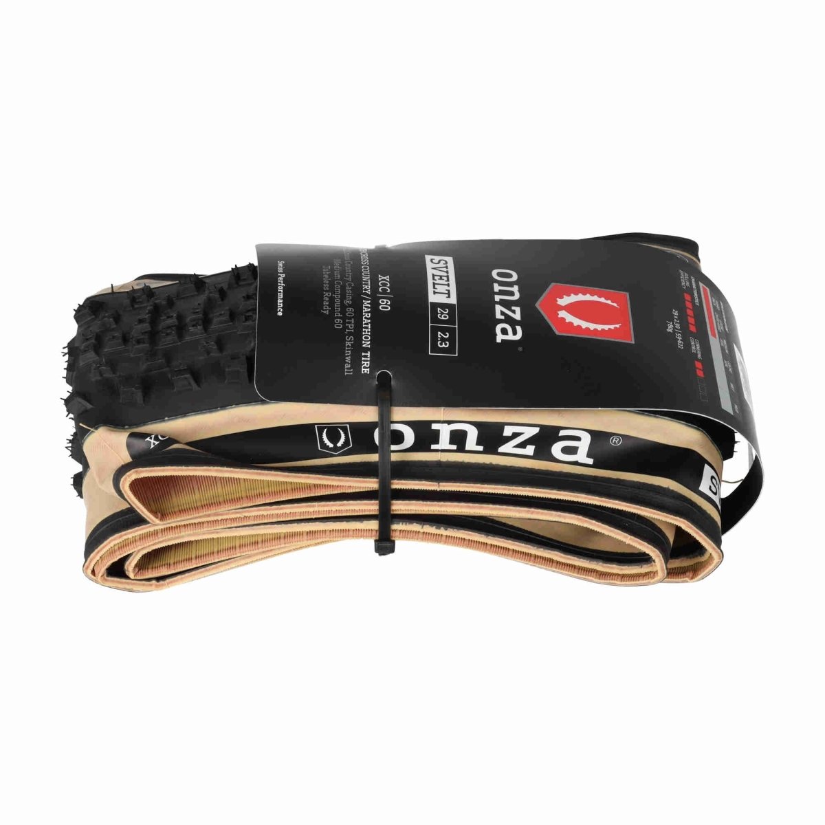 Onza Svelt 29 x 2,30" XCC 60TPI Medium Compound 60 Tubless Ready Faltreifen Skinwall - RAAAD.de