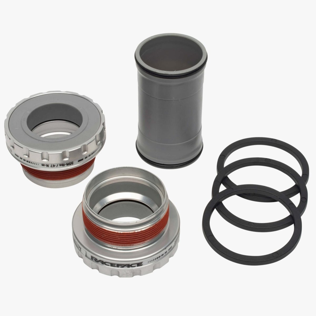 Race Face Innenlager Team X - Type | BSA 68/73 mm | für 24 mm Achse | inklusive Spacer - RAAAD.de