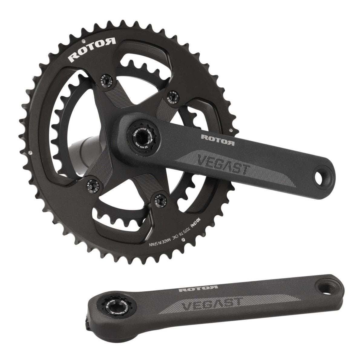 ROTOR Vegast Kurbel 172,mm 34/50 Zähne (2x10 - /11 - /12 - fach) - RAAAD.de