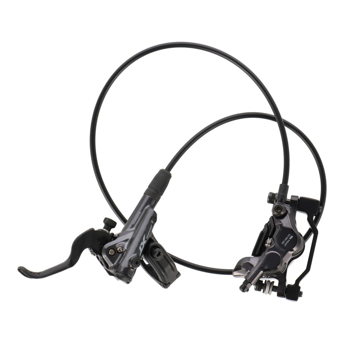 Shimano Deore XT Scheibenbremse BL - M8100/BR - M8120 | 4 - Kolben | Vorderrad | 800 mm Leitung - RAAAD.de