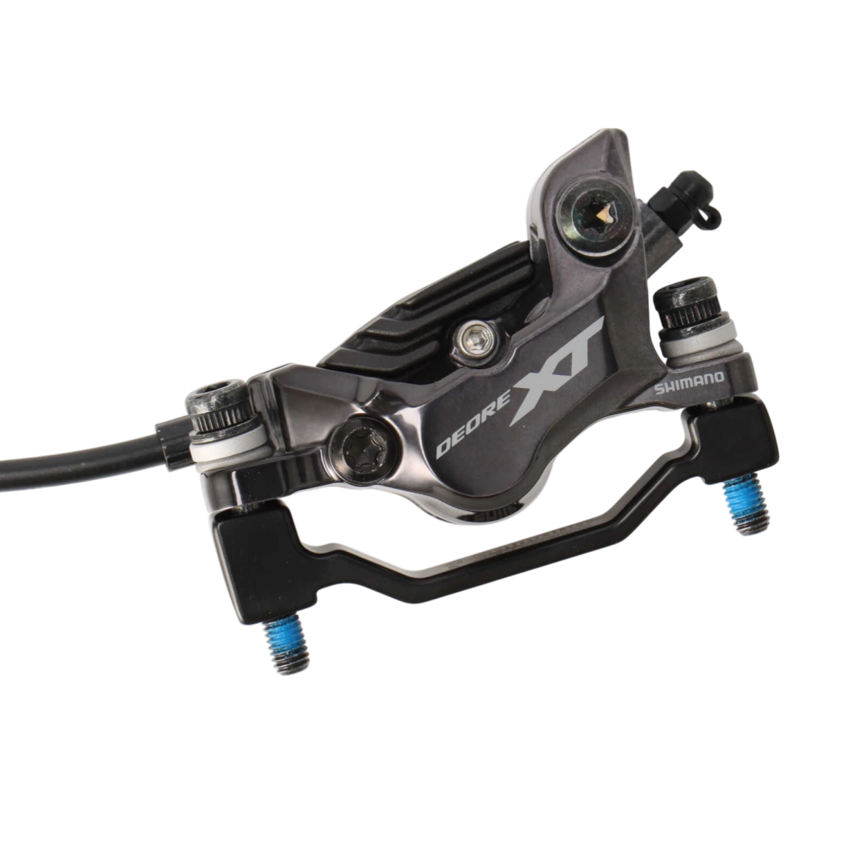 Shimano Deore XT Scheibenbremse BL - M8100/BR - M8120 | 4 - Kolben | Vorderrad | 800 mm Leitung - RAAAD.de