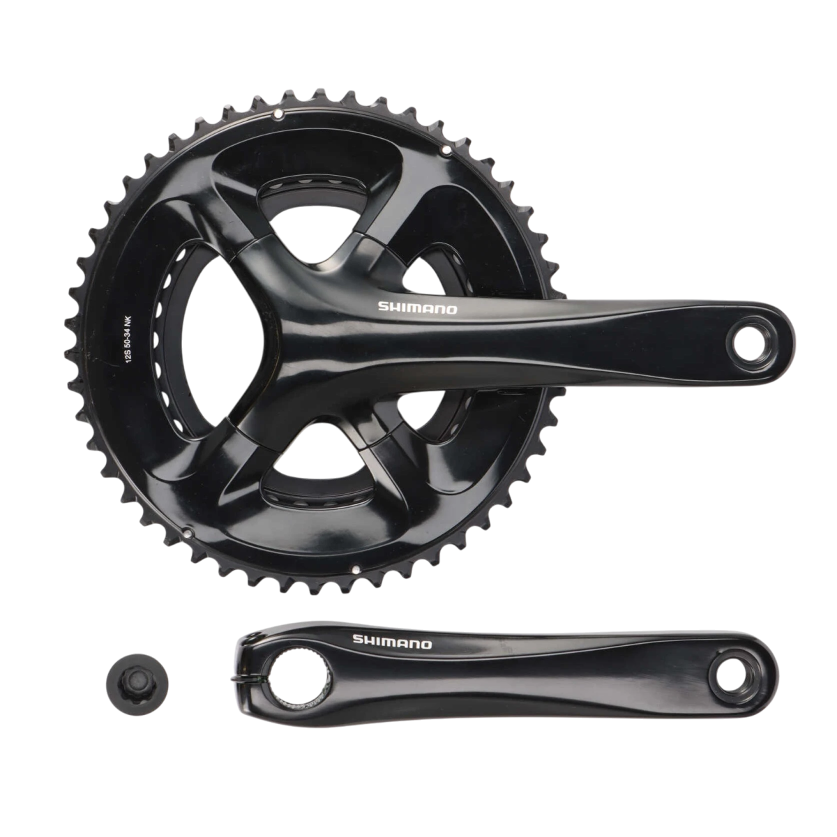Shimano FC - RS520 Kurbel 175 mm Kettenblätter 34/50T (2x12 - fach) - RAAAD.de