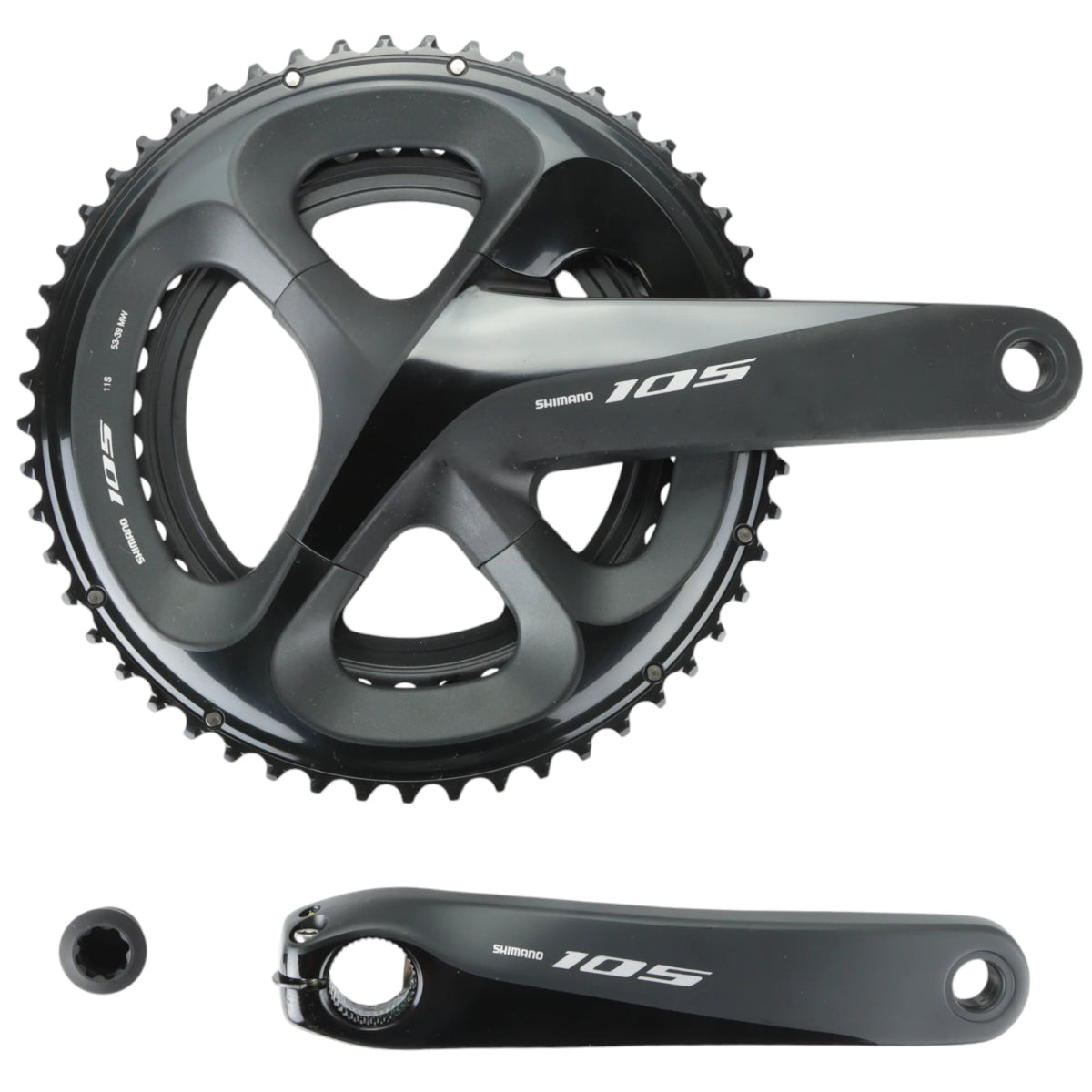 SHIMANO Kurbel 105 FC - R7000 Rennrad 39/53 Zähne 170 mm (2x11 - fach) - RAAAD.de