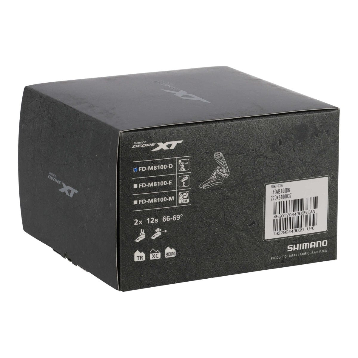 Shimano XT FD - M8100 - D Umwerfer 2x12 Direct Mount High - RAAAD.de