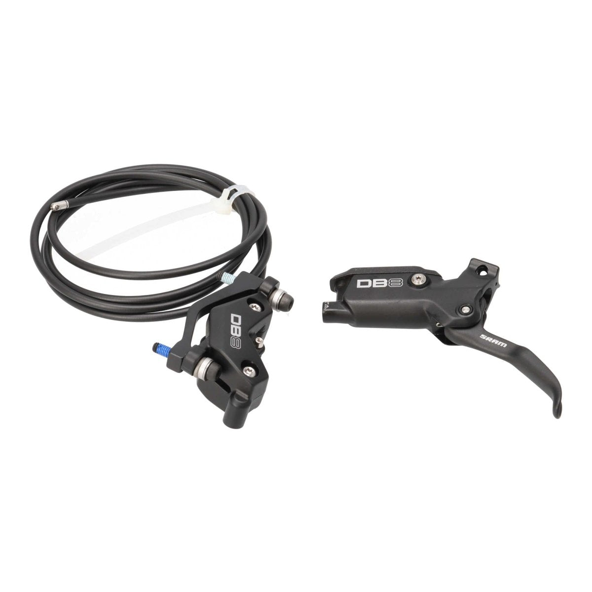 SRAM DB8 Scheibenbremse hinten Mineralöl schwarz matt ohne MMX Klemme (1650 mm Leitung) - RAAAD.de