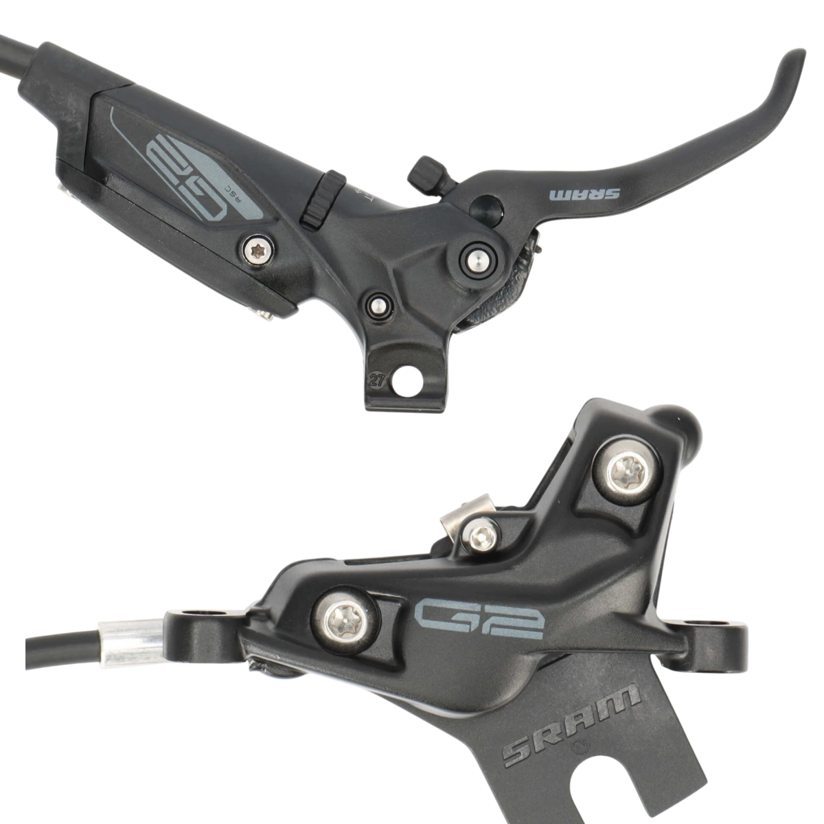 SRAM G2 RSC Scheibenbremse | 900 mm Leitung vorne | ohne MMX Lenkerklemme | 4 - Kolben - RAAAD.de