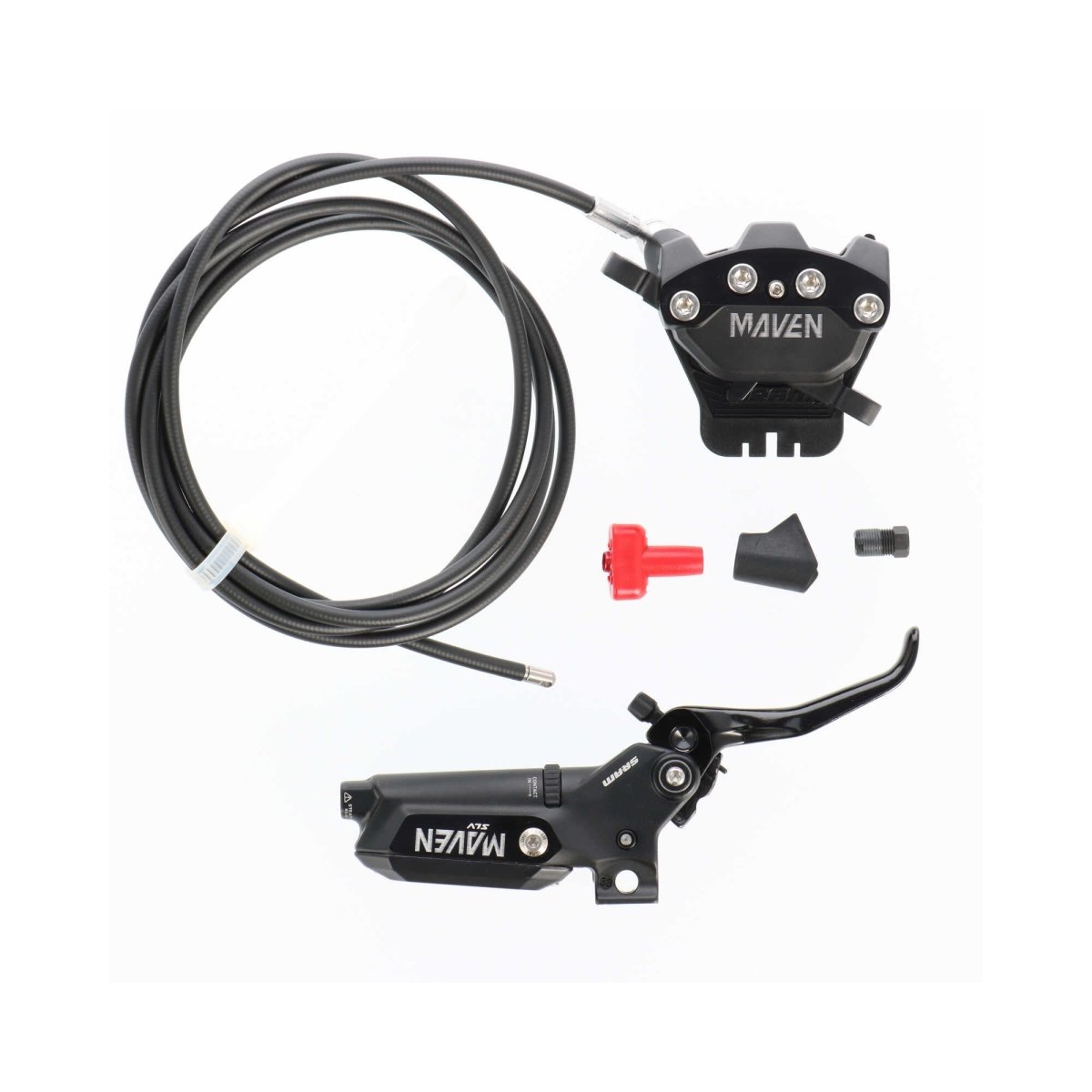 SRAM Maven Silver Stealth Scheibenbremse hinten (1800 mm Leitung) - RAAAD.de