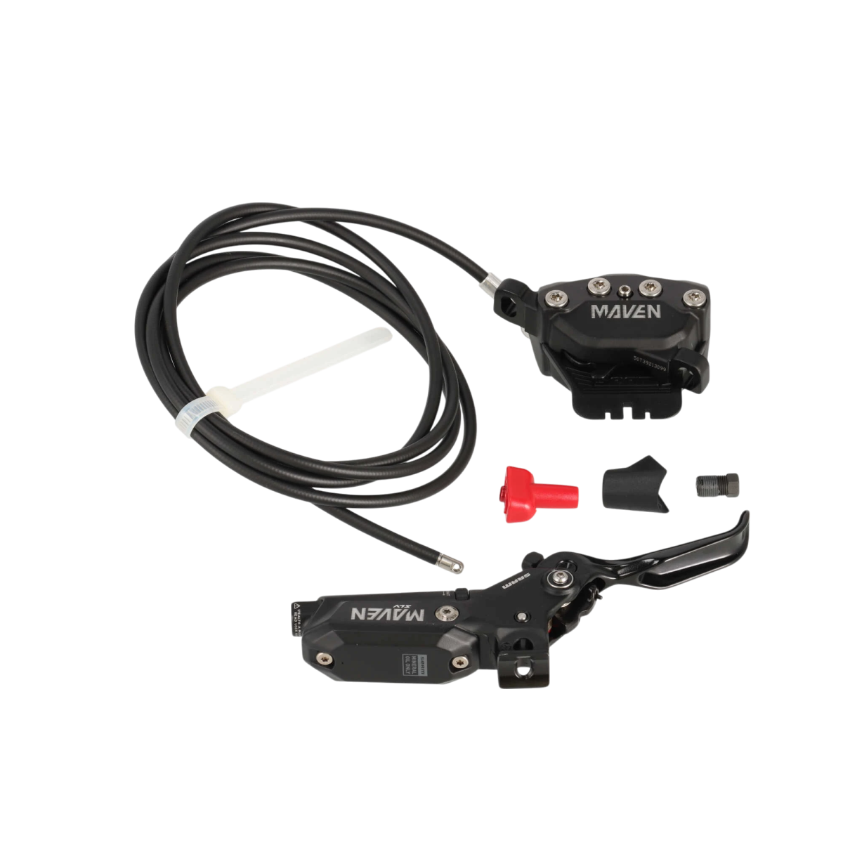 SRAM Maven Silver Stealth Scheibenbremse hinten (1800 mm Leitung) - RAAAD.de