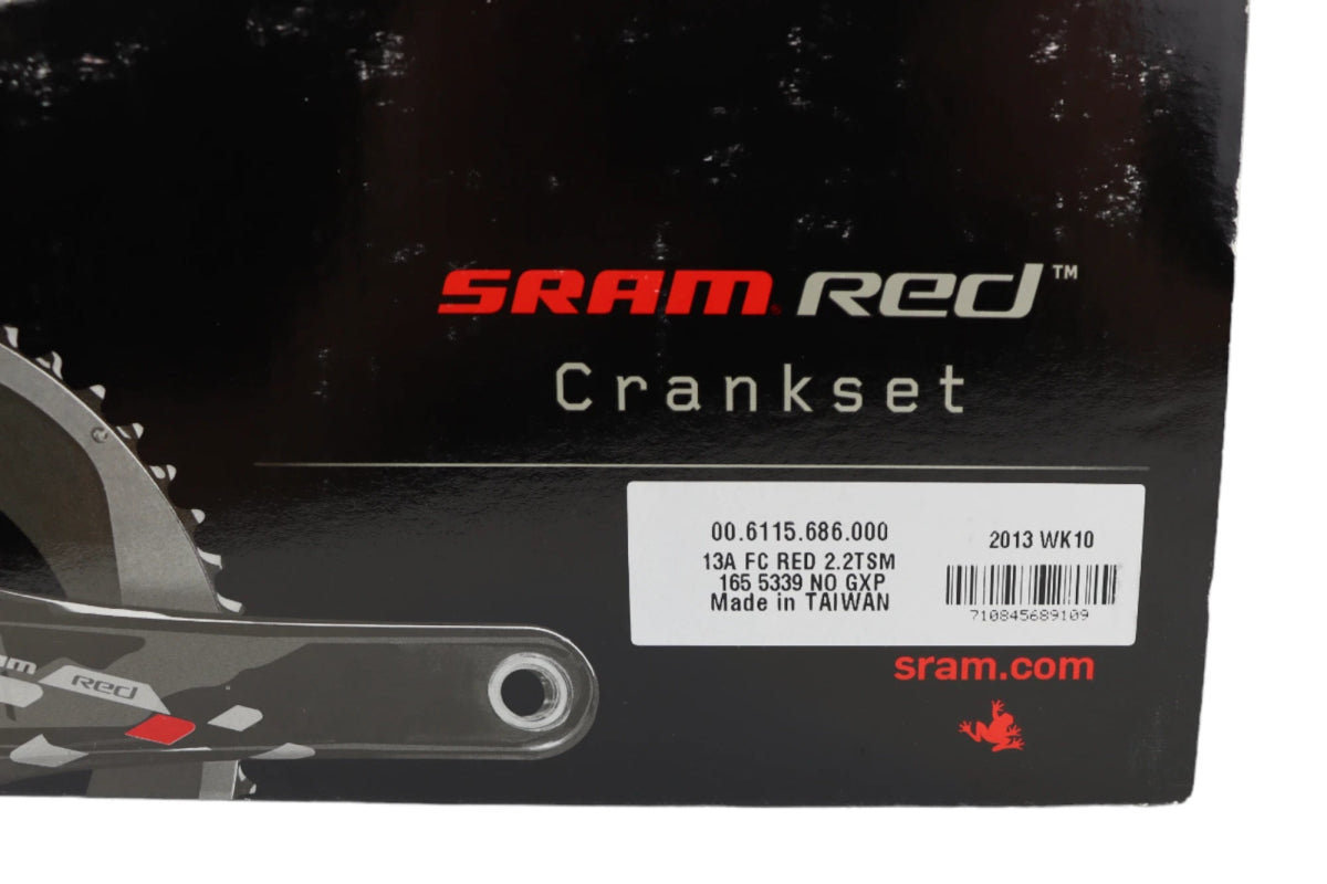 SRAM Red GXP Carbon Kurbel 165 mm 39/53T (2x10-fach) - RAAAD.de