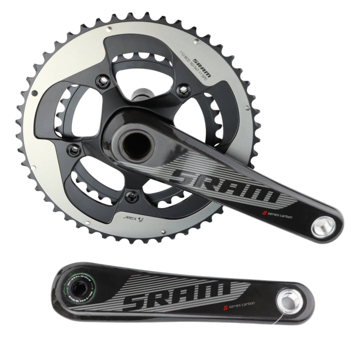 SRAM S - 952 GXP Wide Carbon Kurbel 175 mm 34/50T S - Series (2x11 - fach) - RAAAD.de
