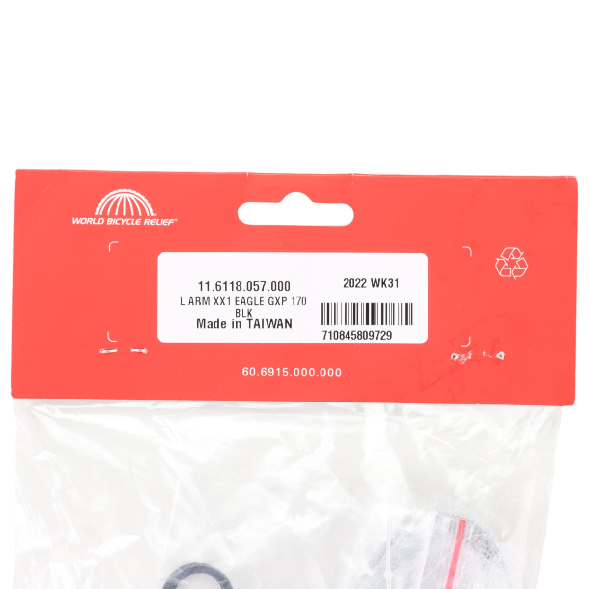 SRAM XX1 Eagle Kurbelarm links GXP 170 mm Carbon schwarz - RAAAD.de