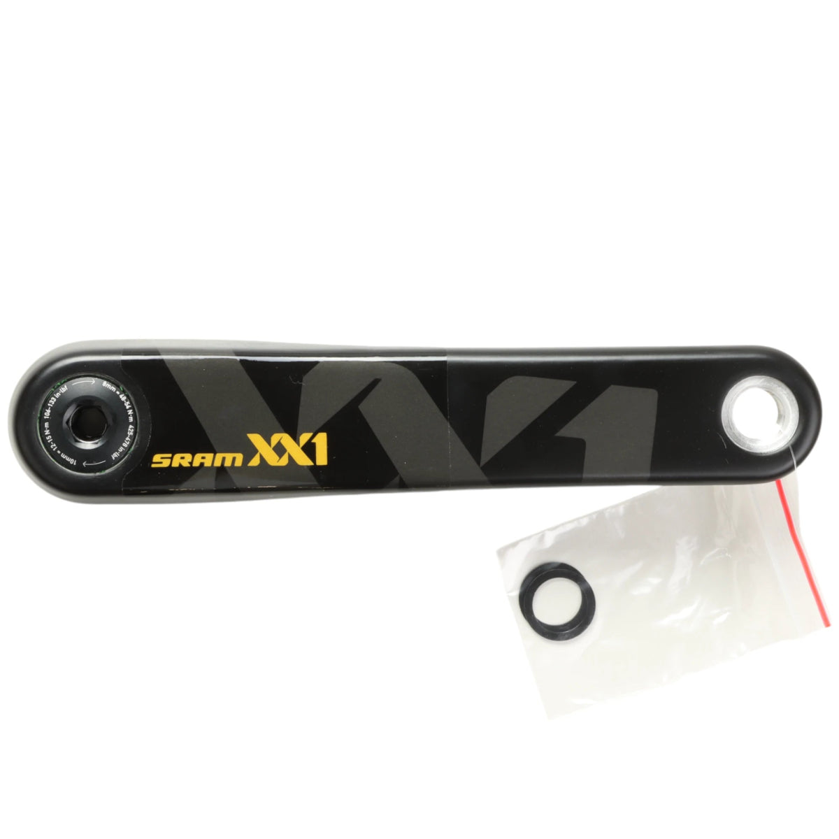 SRAM XX1 Eagle Kurbelarm links GXP 175 mm Carbon schwarz gold - RAAAD.de