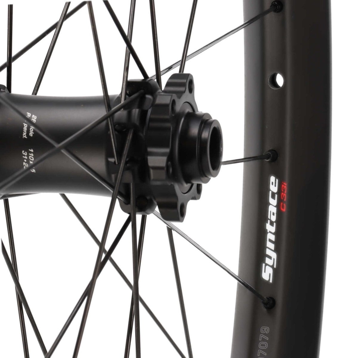 Syntace C33i Straight MX Carbon Vorderrad 29" SC 15x110 mm Boost 6 - Loch - RAAAD.de