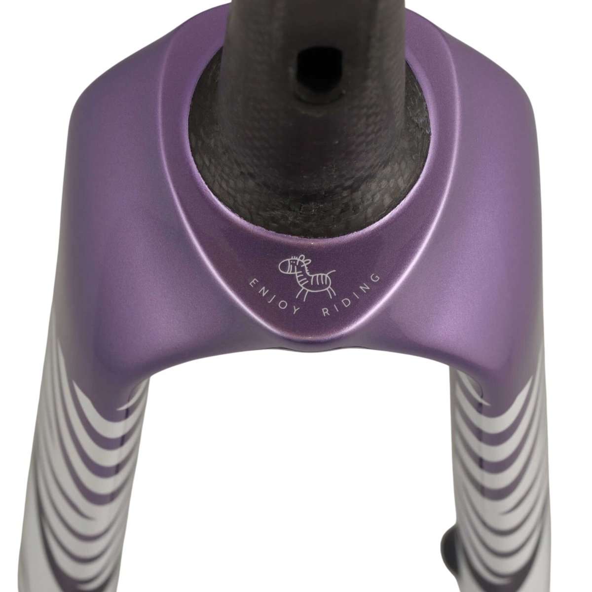 TAVELO Arow Race Carbon Rennrad Rahmenset | Größe 54 cm (XL) | Integriertes Cockpit 420x100 mm | Farbe Zebro Purple - RAAAD.de