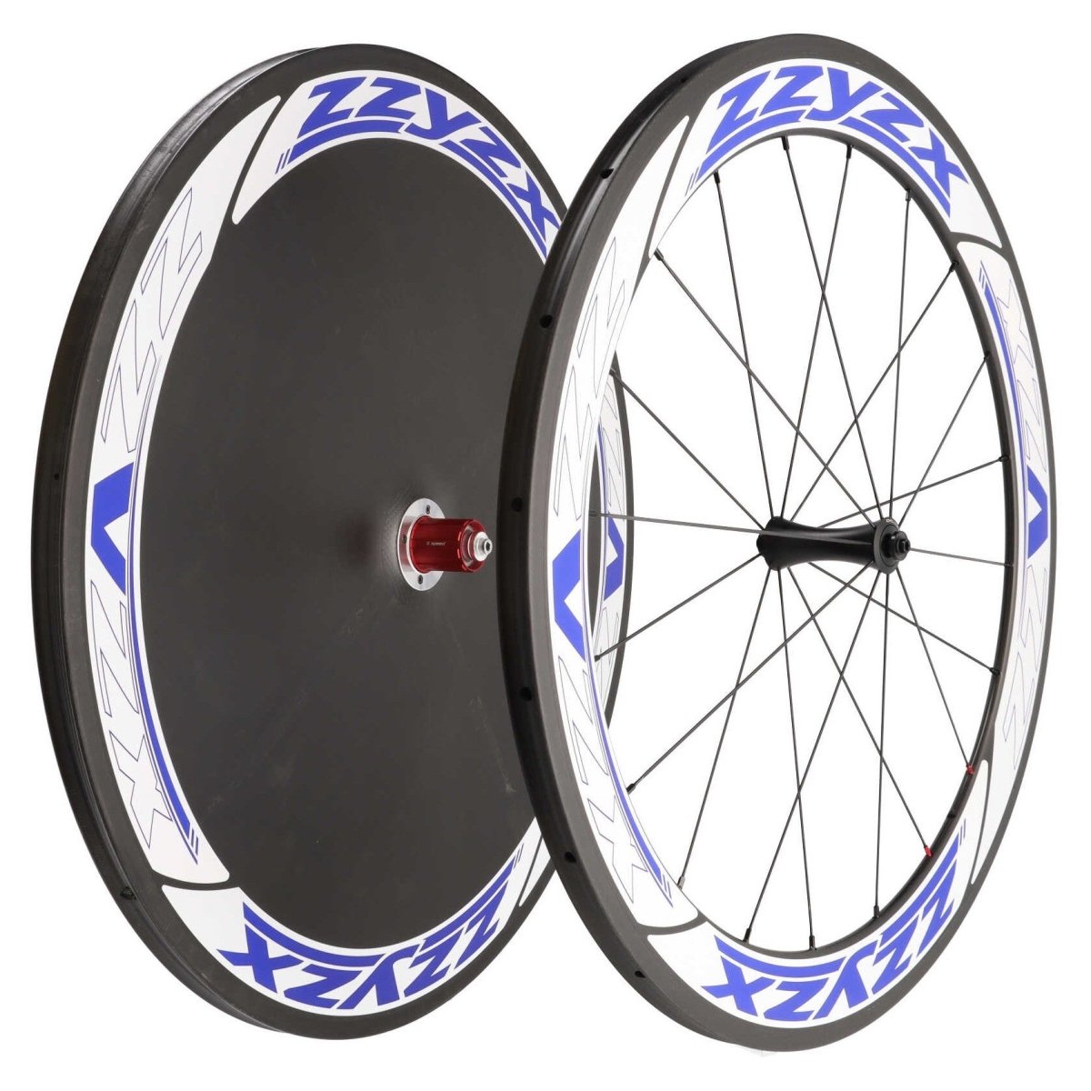 ZZYZX Laufradsatz Triathlon Aero Carbon Tubular Felgenbremsen 28" Schnellspanner 100 mm / 130 mm Shimano HG - RAAAD.de