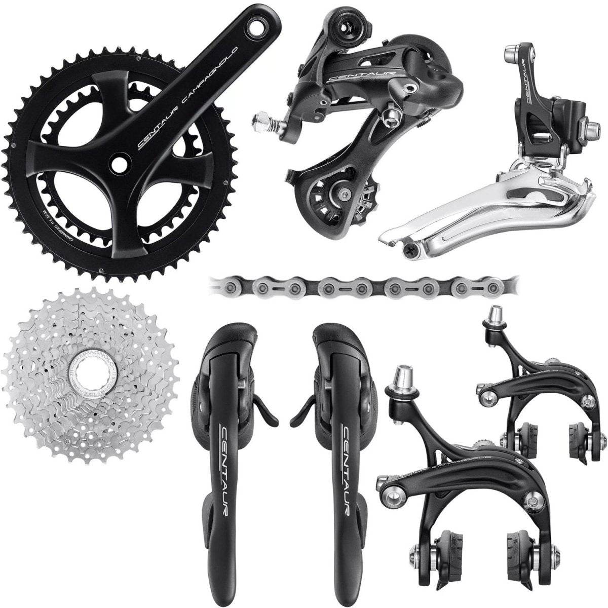 Campagnolo Centaur Gruppe Felgenbremsen 34/50T 172,5 mm (2x11-fach) - RAAAD.de