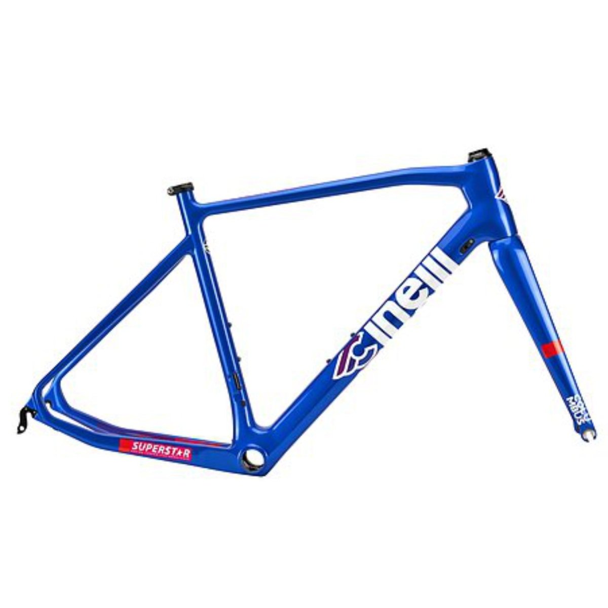 Cinelli SUPERSTAR Caliper Rahmen Gabel SET pink night - RAAAD.de