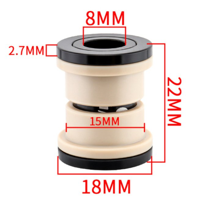 Dämpferbuchsen 22 mm (passend für Fox / RockShox Dämpfer) - RAAAD.de