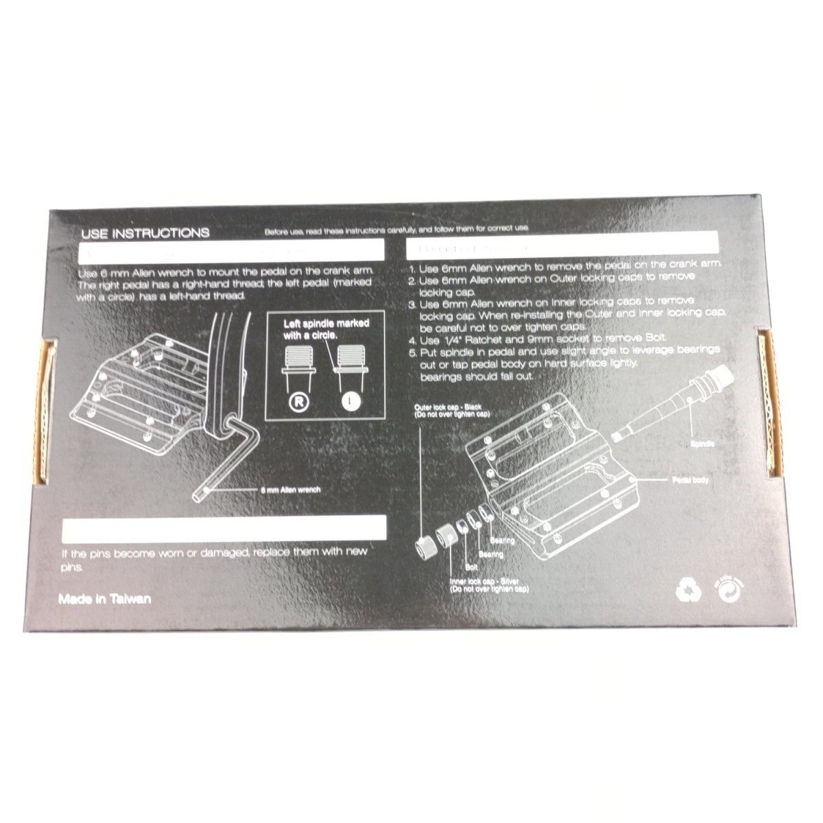 HT Nano-P PA01A Flat Pedale Neongelb - RAAAD.de