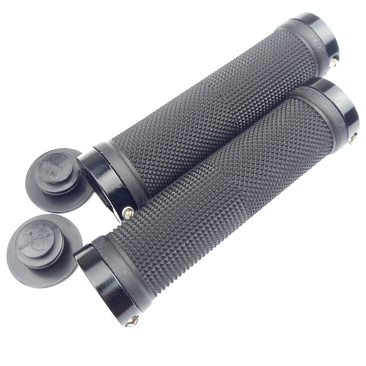 MTB Mountainbike Griffe Lock-on Schraubbar Schwarz - RAAAD.de