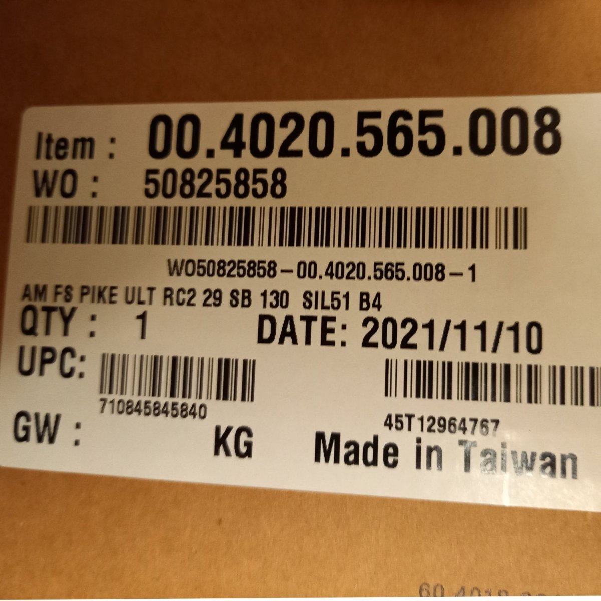 RockShox Pike Ultimate RC2 130 mm 29 Zoll Federgabel Boost silber - RAAAD.de