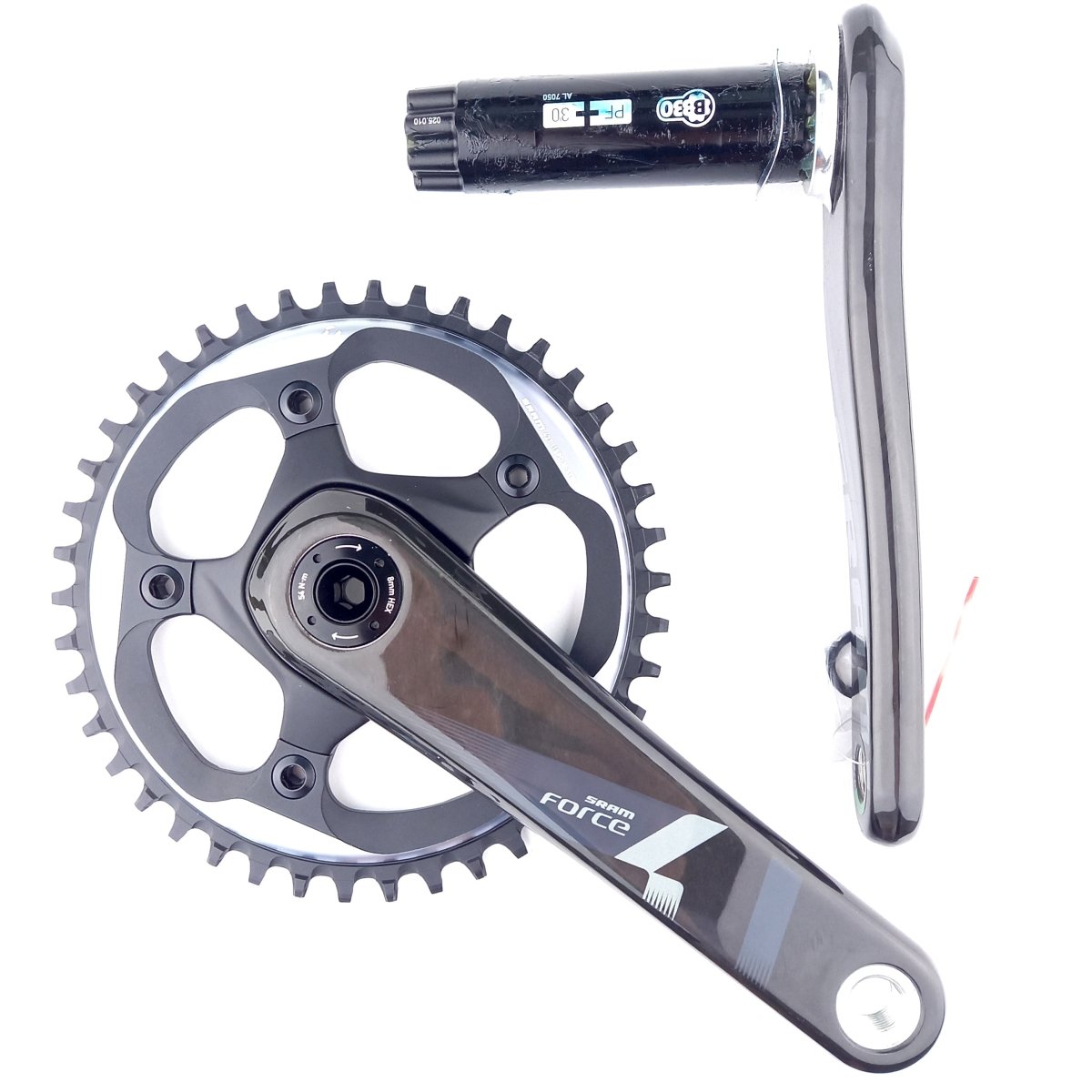 SRAM Force 1 Kurbel BB30 / PF30 Carbon 175 mm 42T (1x11-fach) - RAAAD.de