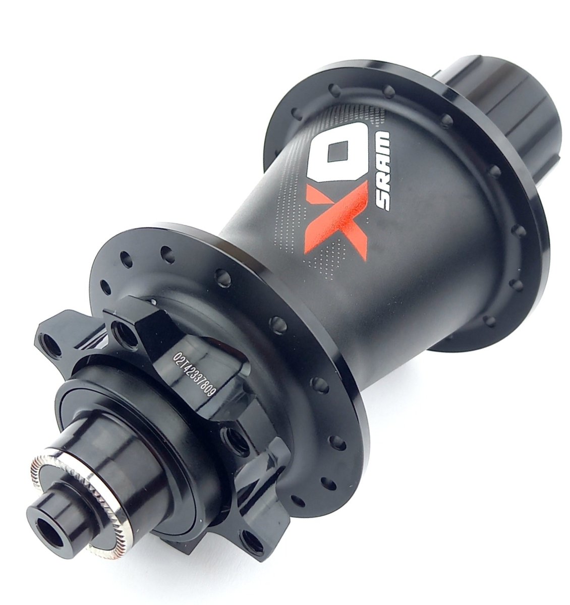 SRAM X0 Hinterradnabe 12x142 mm 6-Loch Shimano schwarz/rot - RAAAD.de