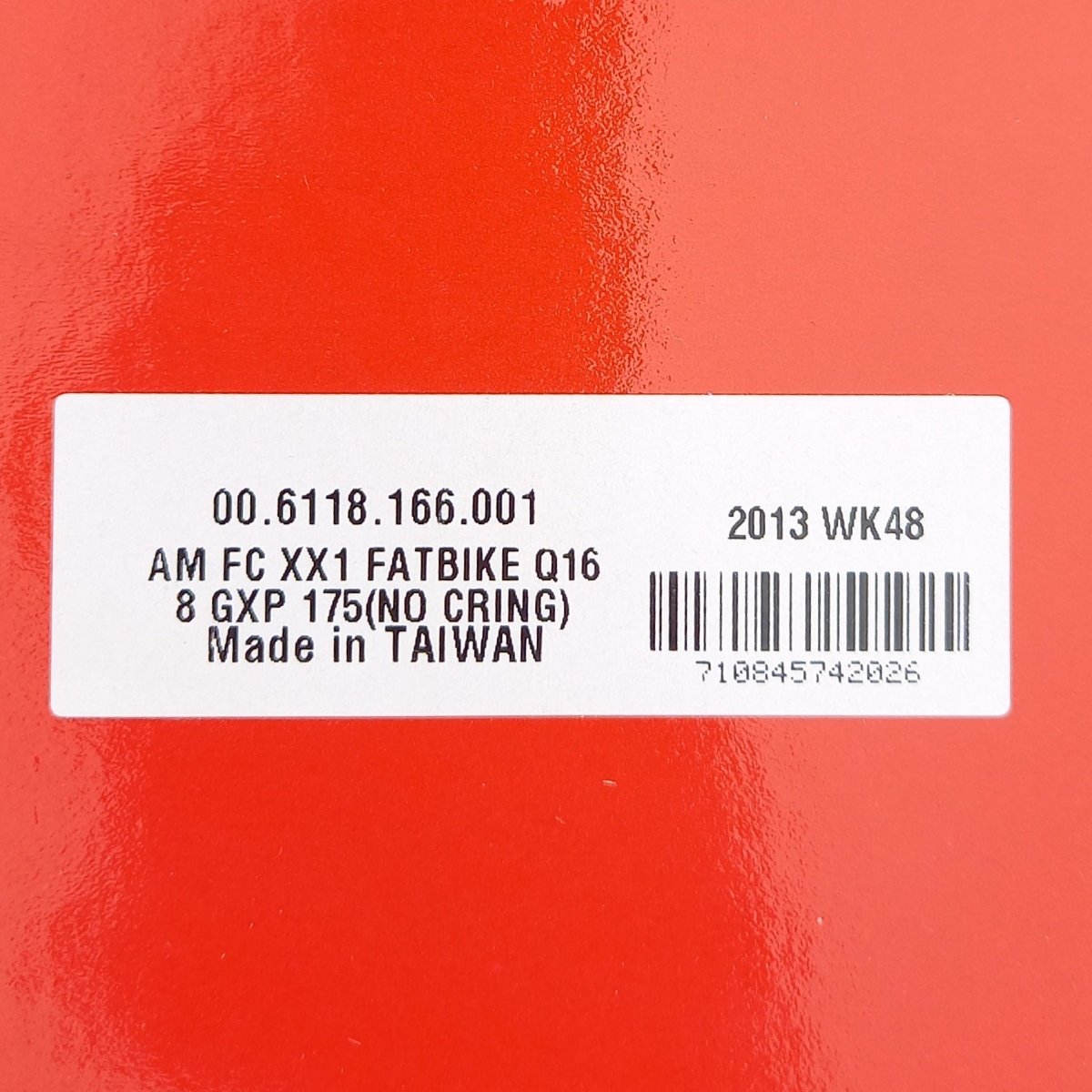 SRAM XX1 Kurbel Fatbike GXP Carbon 175 mm (1x11-fach) - RAAAD.de