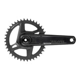 SRAM Rival Kurbel 1x12-fach DUB Wide | 170 mm | Kettenblatt 40 Zähne | Rennrad / Gravel | schwarz